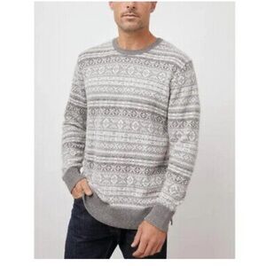 Rails Men's Carlisle Fair Isle Wool Blend Sweater Size: XXL NWOT